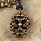 Antiqued Silver Plated Brass Large Floral Ornate Diamond Filigrees for Cameo Setting - Set of Two - S-W30